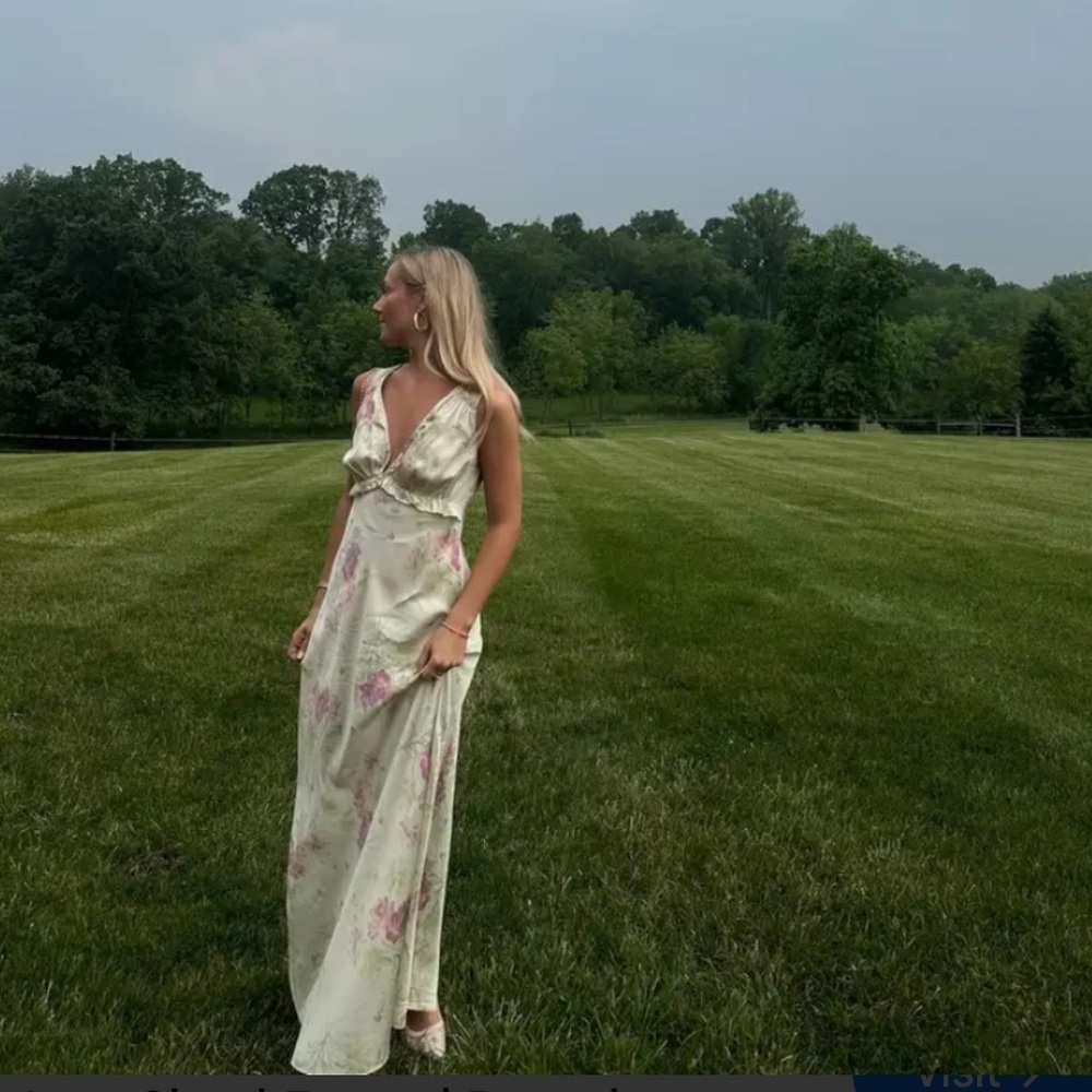 LoveShackFancy, Suniva Silk Charmeuse Dress